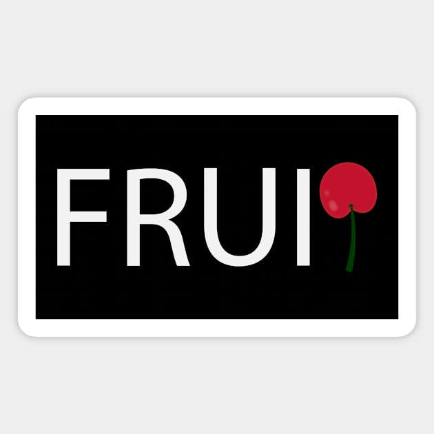 Fruit Artistic Design Magnet by DinaShalash